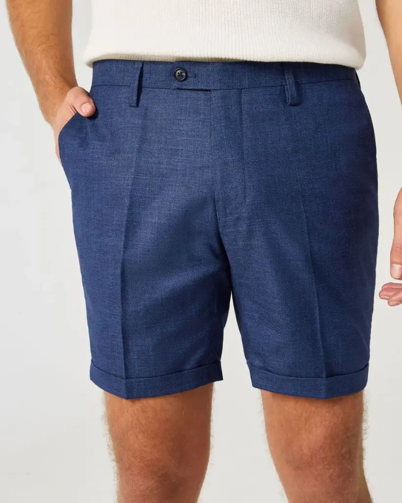 男士修身彈性訂製短褲